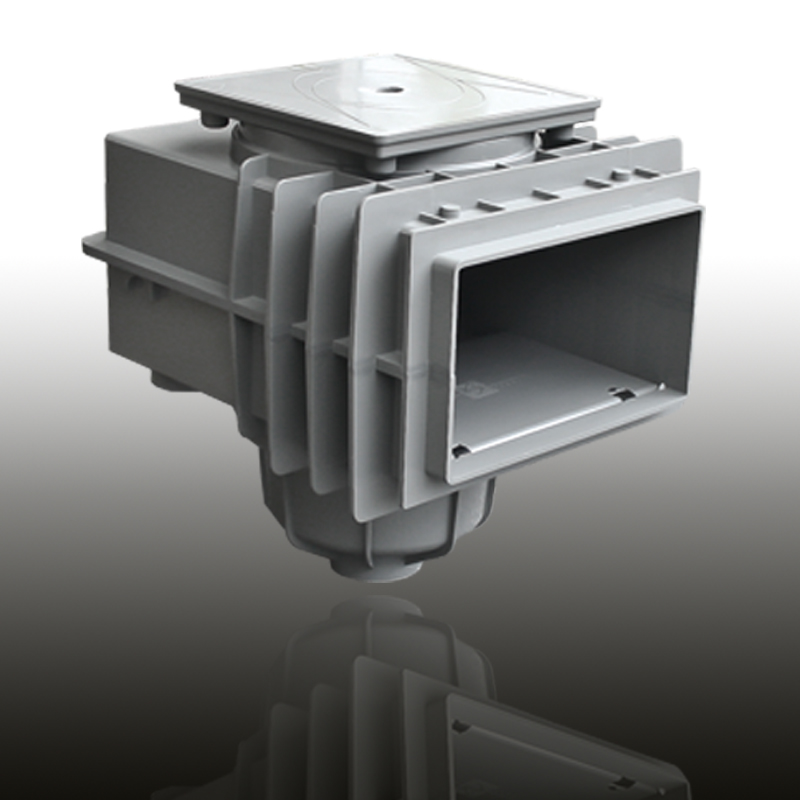 V20 Skimmer für Betonbecken Edelgrau