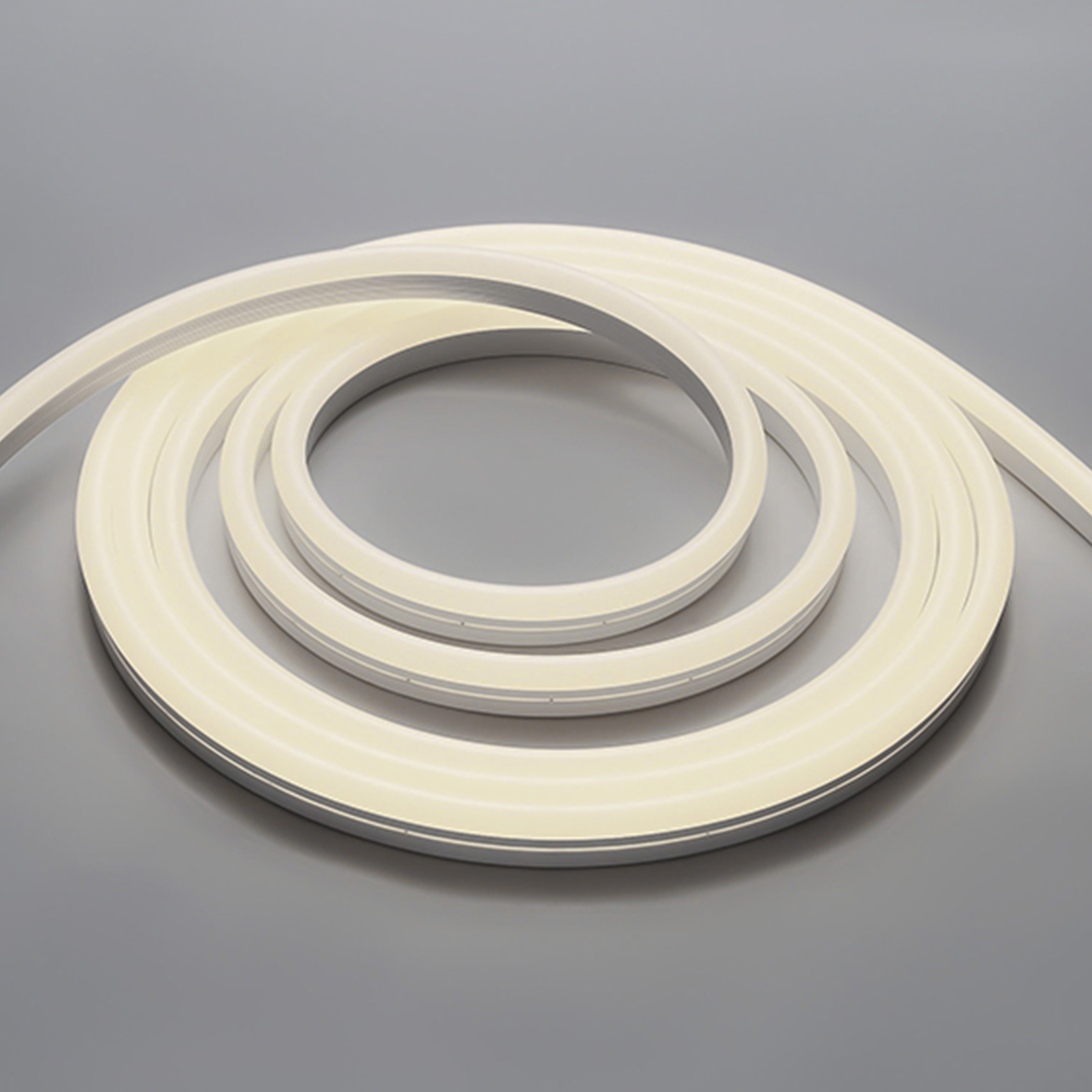 LED NEON FLEX 24V "Warmweiß" Pilzförmig