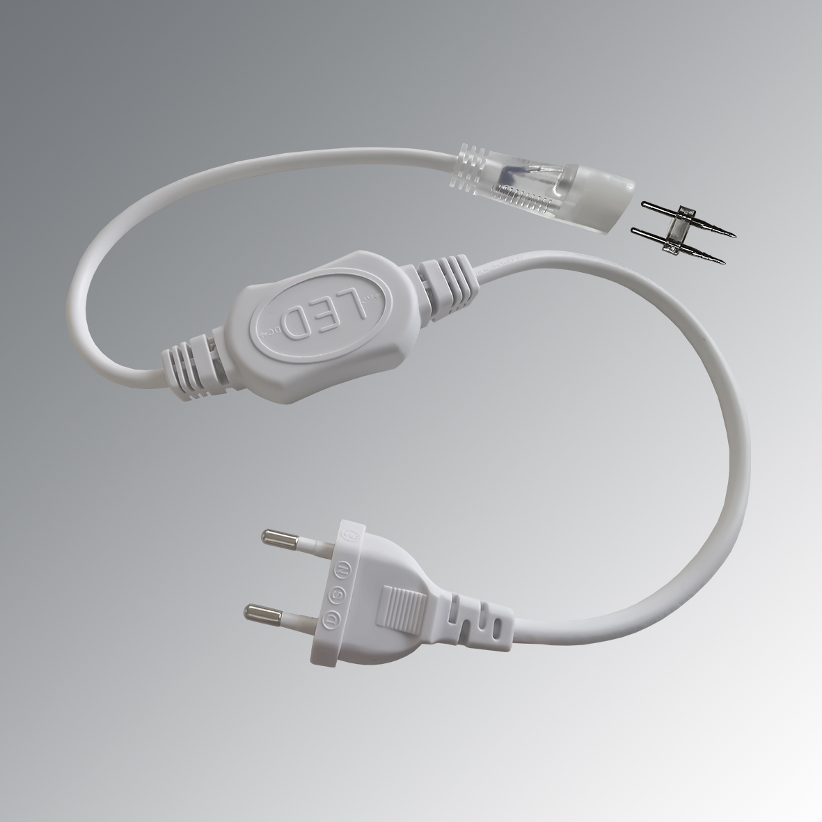 Power-Kabel-Verbinder für 230V LED Neon Flex Strips