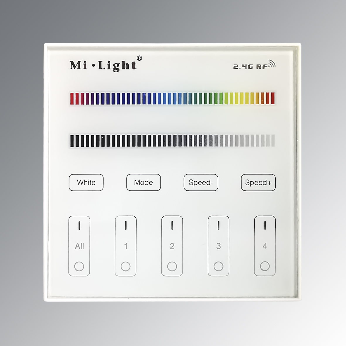 4 Zonen Wandsteuerung Smart Panel RGB / RGBW Mi-Light/MiBoxer B3