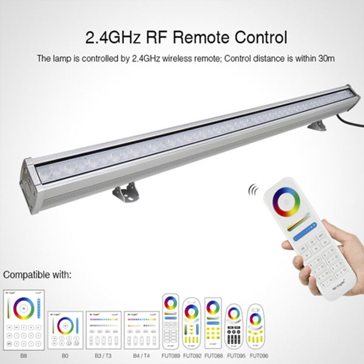LED-Leiste Wallwasher RGB+CCT 24W 2,4HGz Funk RL1-24 – Bild 2