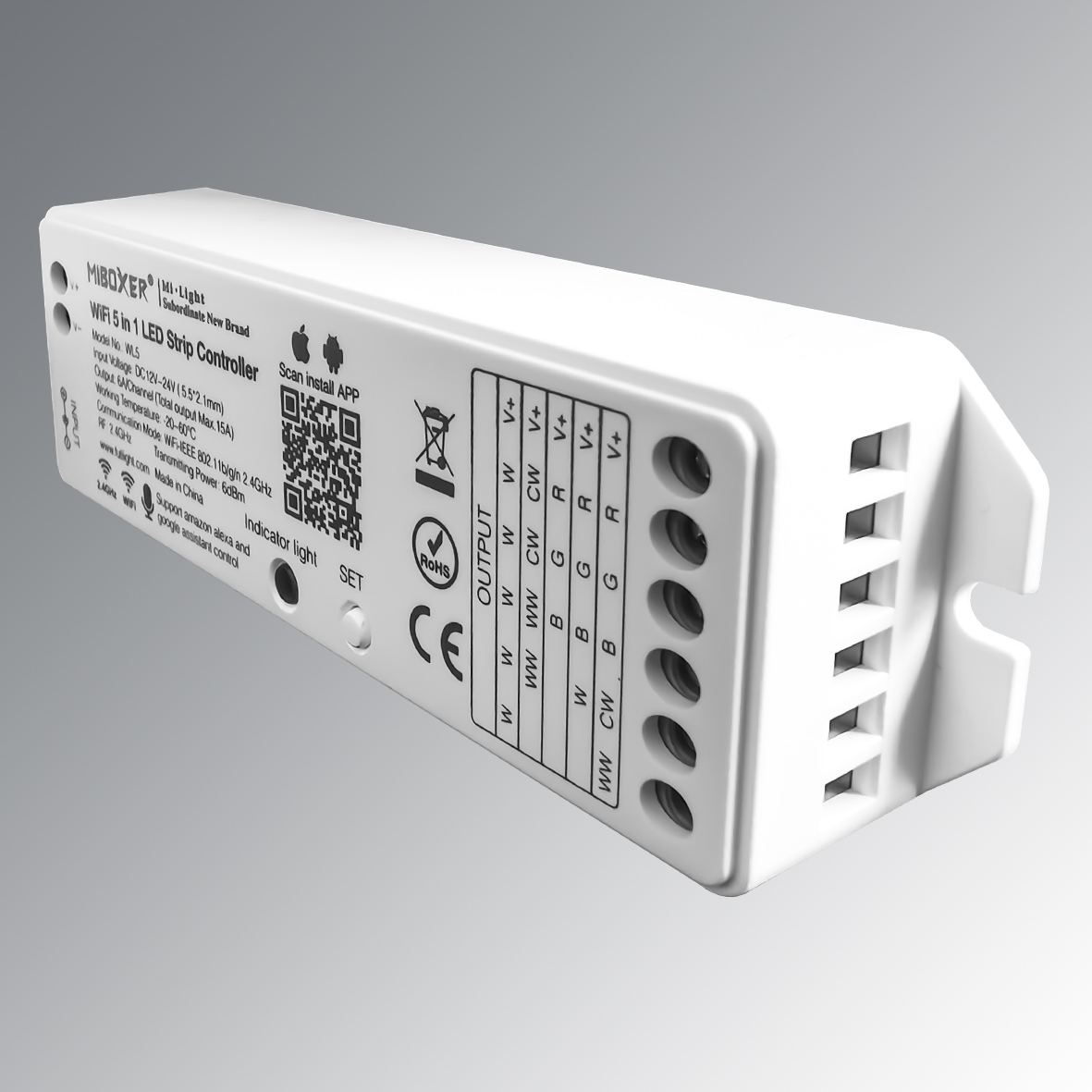 MiBoxer Controller 5 in 1 Smart "WL5" Steuergerät (Alexa/Google Kompatibel) – Bild 2